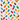 Porotitos de colores flotando sobre fondo blanco, imagen decorativa utilizada en la tienda online mysuplify en Chile para representar surtido de confites dulces.